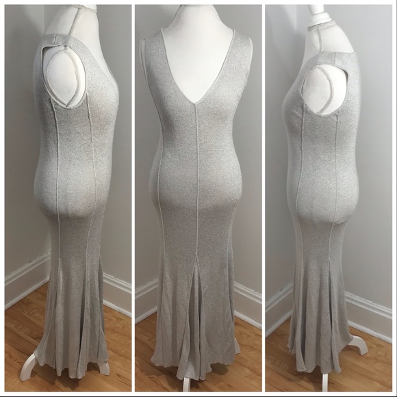 Something Navy Medium Silver Dress - Picture 5 of 6